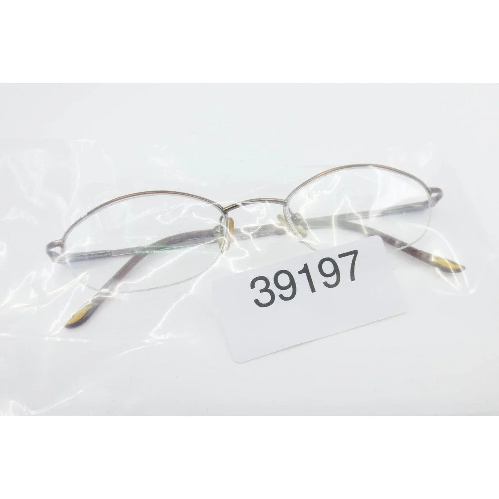 Adrienne Vittadini AV6012 108 Bronze Oval Semi Rimless Eyeglasses 49-19-135